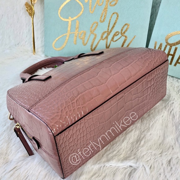 NEW Kate Spade Small Felix Riverside St Exotic NWT - Picture 4 of 7